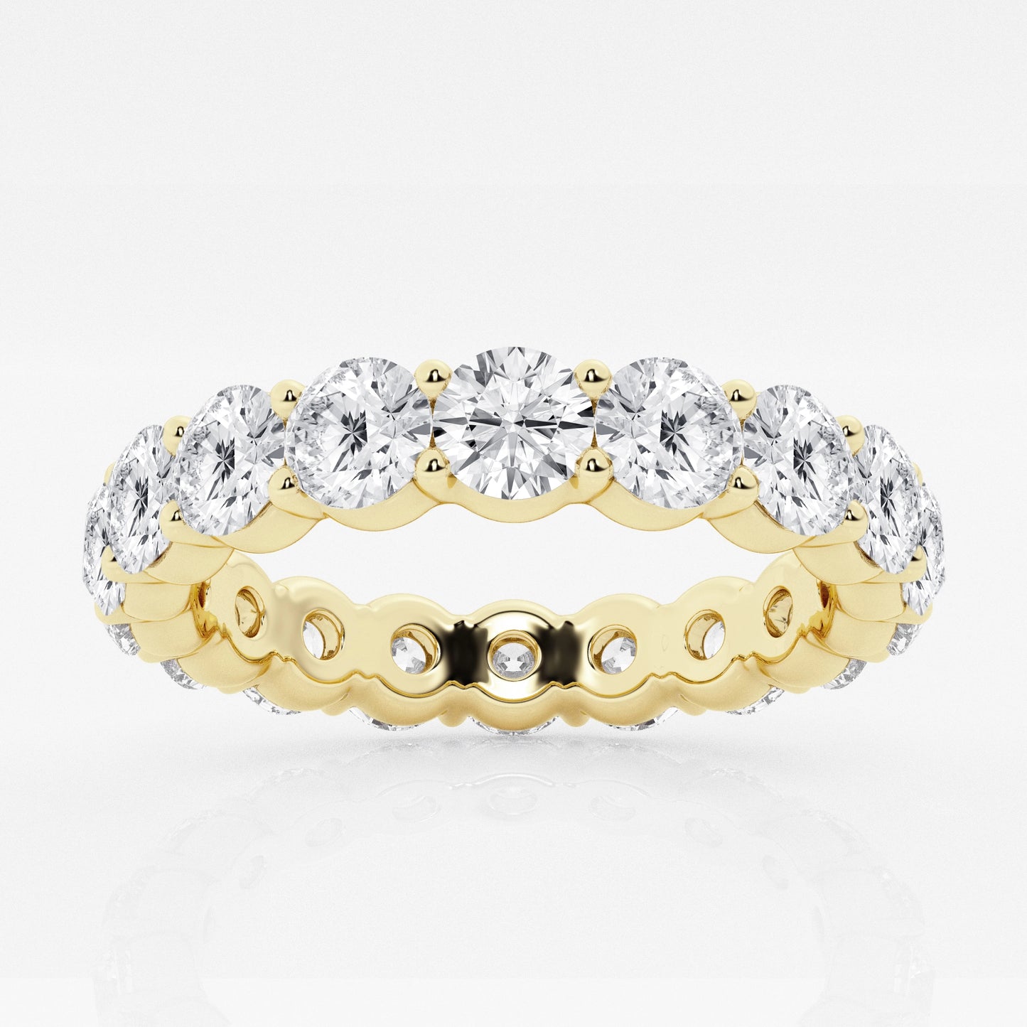 Round Diamond Eternity Band