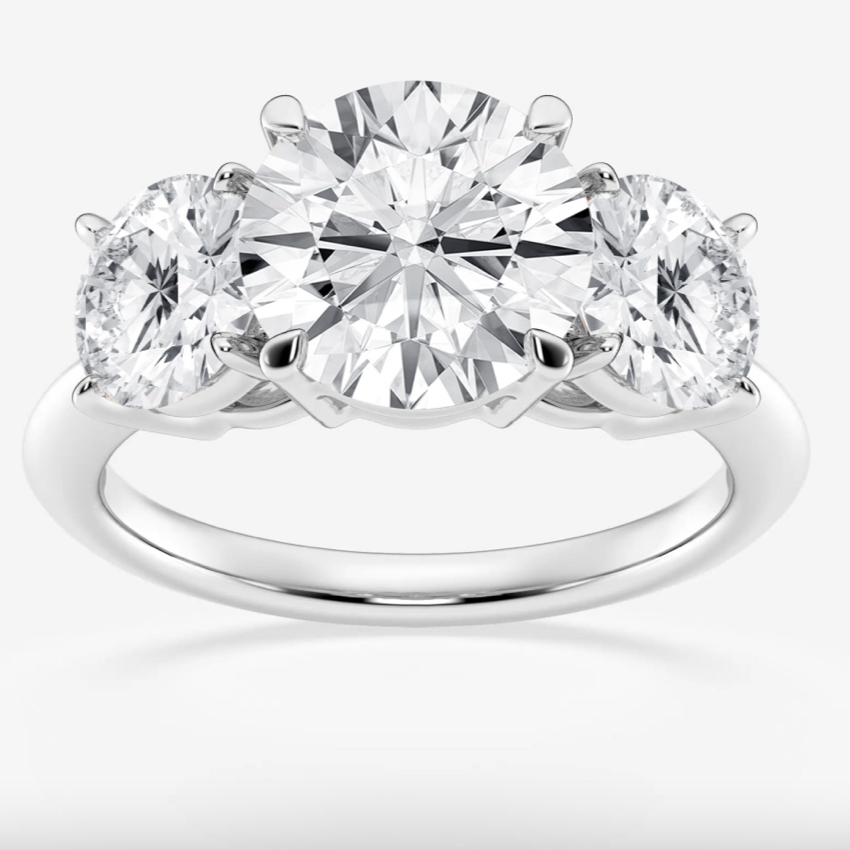 Three Stone Engagement Ring