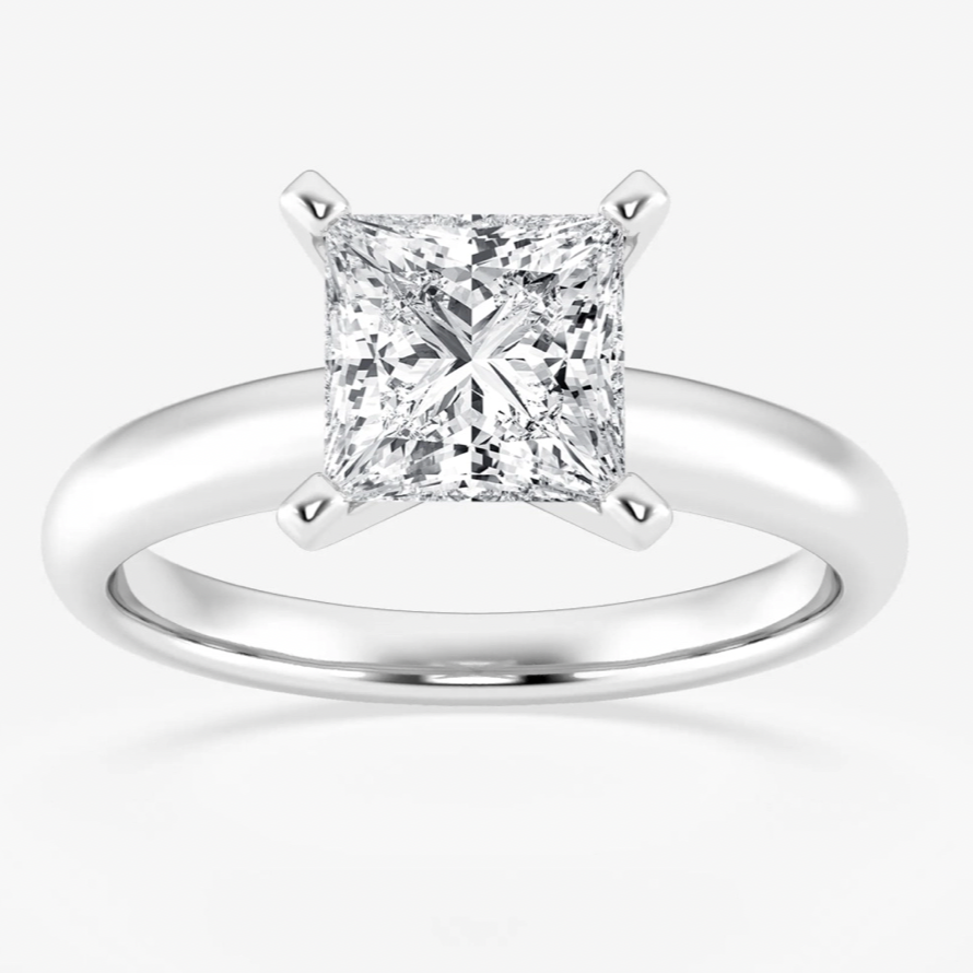 Princess Diamond Engagement Ring