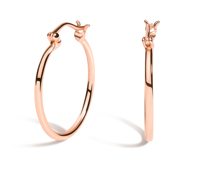 Rose Gold Classic Hoop