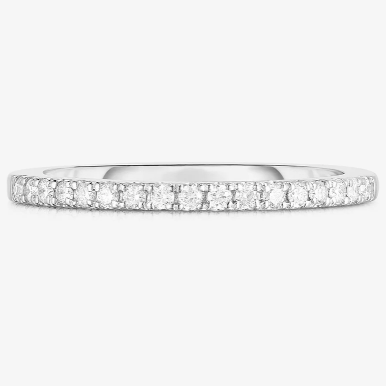 Pave Diamond Eternity Band