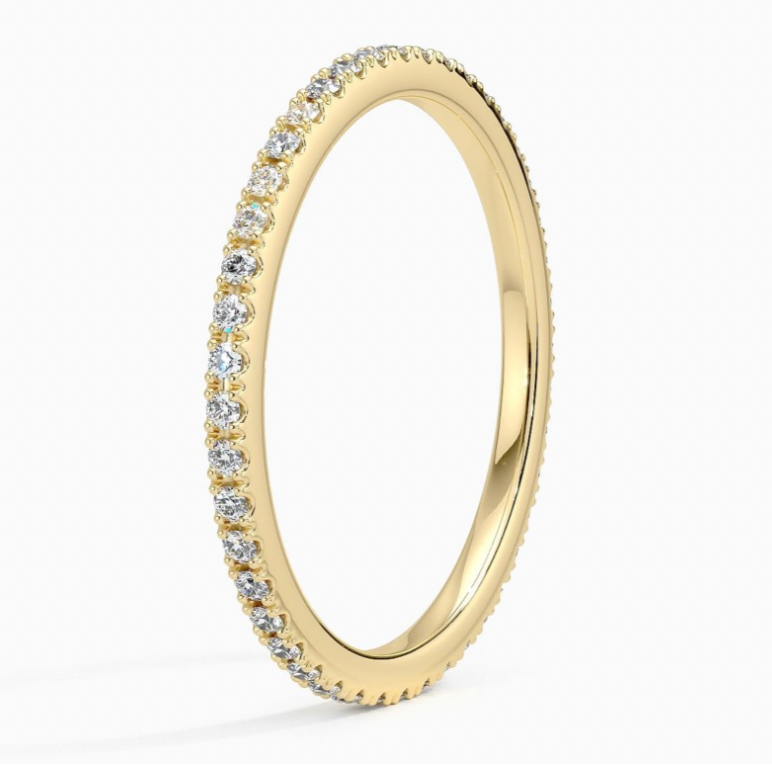 Pave Diamond Eternity Band