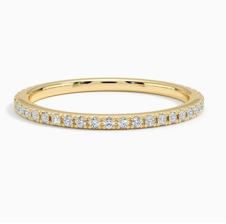 Pave Diamond Eternity Band