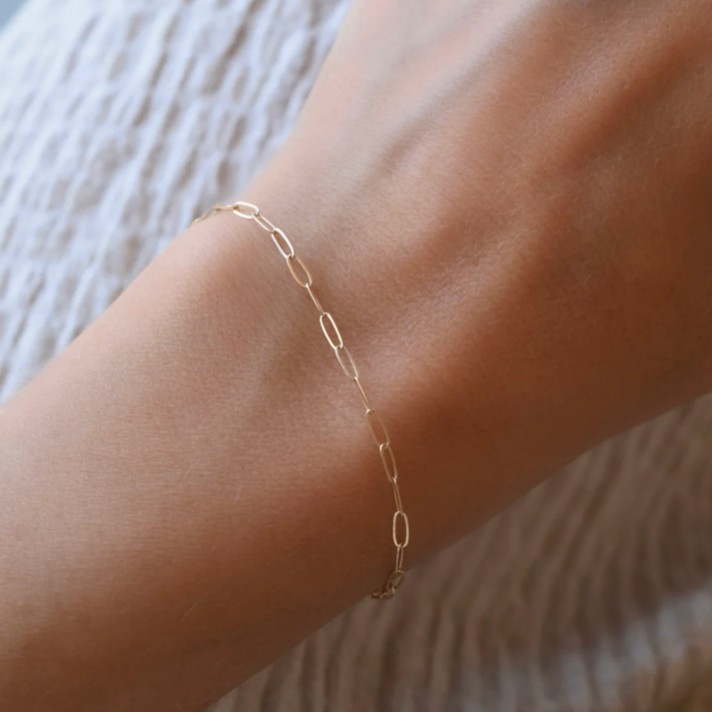 Mini Paperclip Link Bracelet