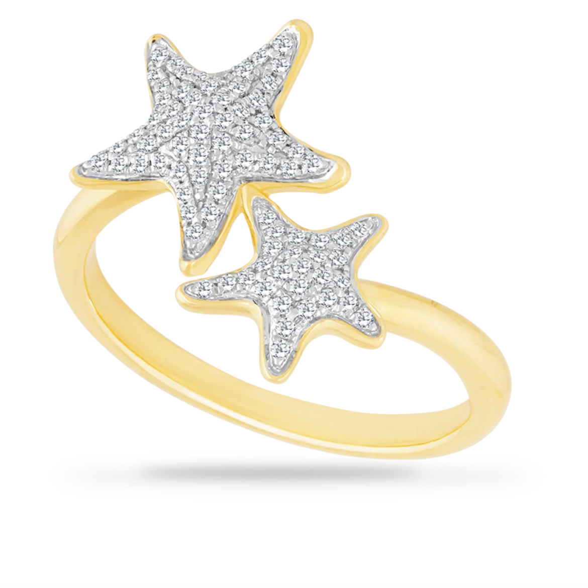 Double Starfish Ring