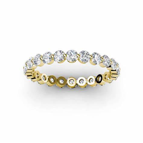 Round Diamond Eternity Band