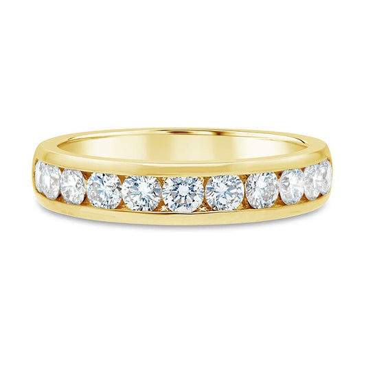 Channel Set Diamond Band