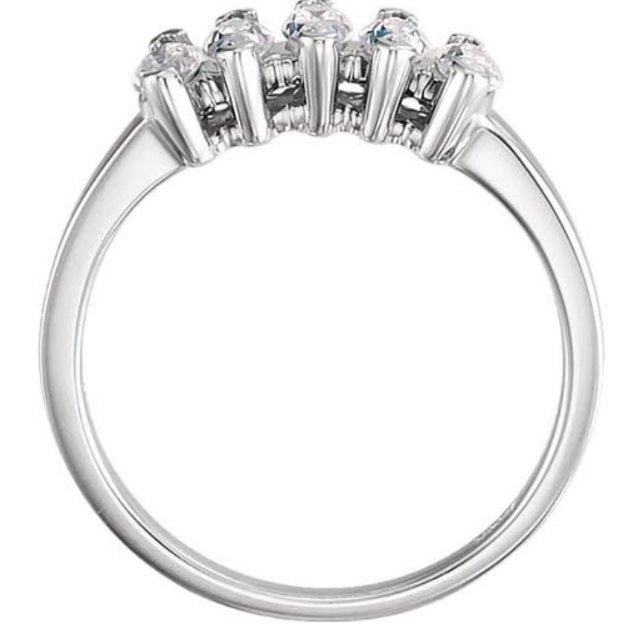 Marquise Diamond Anniversary Band