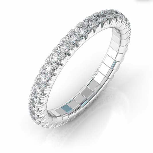 Stretch Diamond Eternity Band