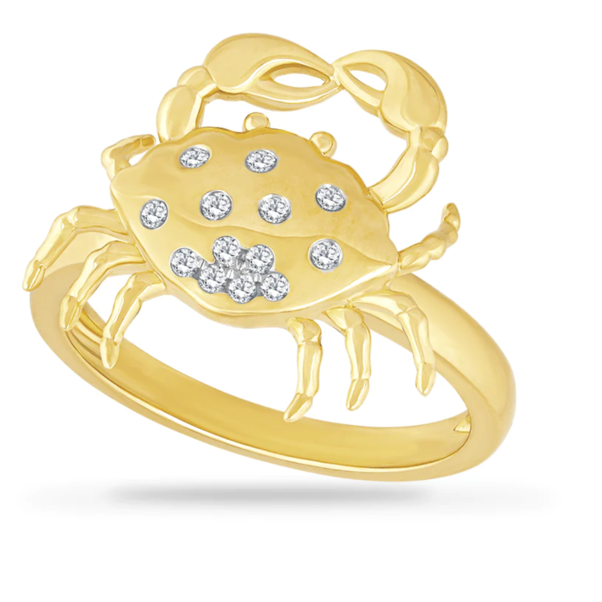 Diamond Crab Ring