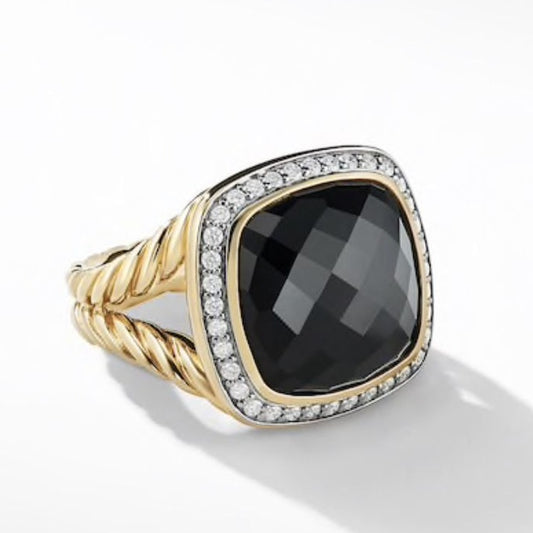 Preowned David Yurman Onyx Ring