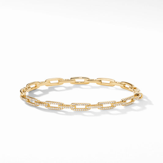 Preowned David Yurman 18k Stax Chain Link Bracelet