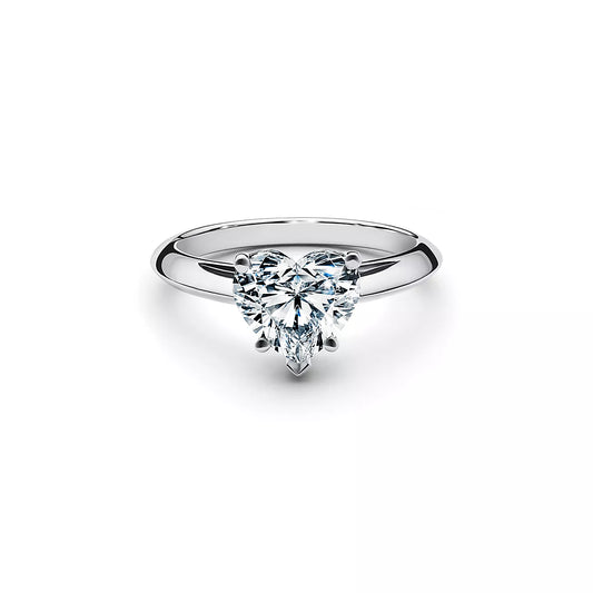 Heart Diamond Engagement Ring