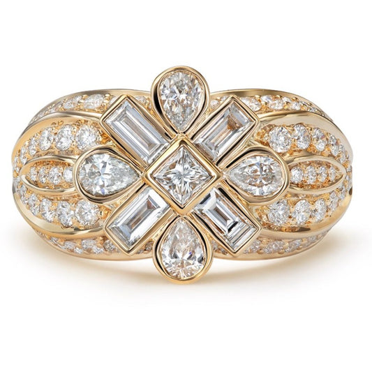 Pre-owned Kat Florence Diamond Ring