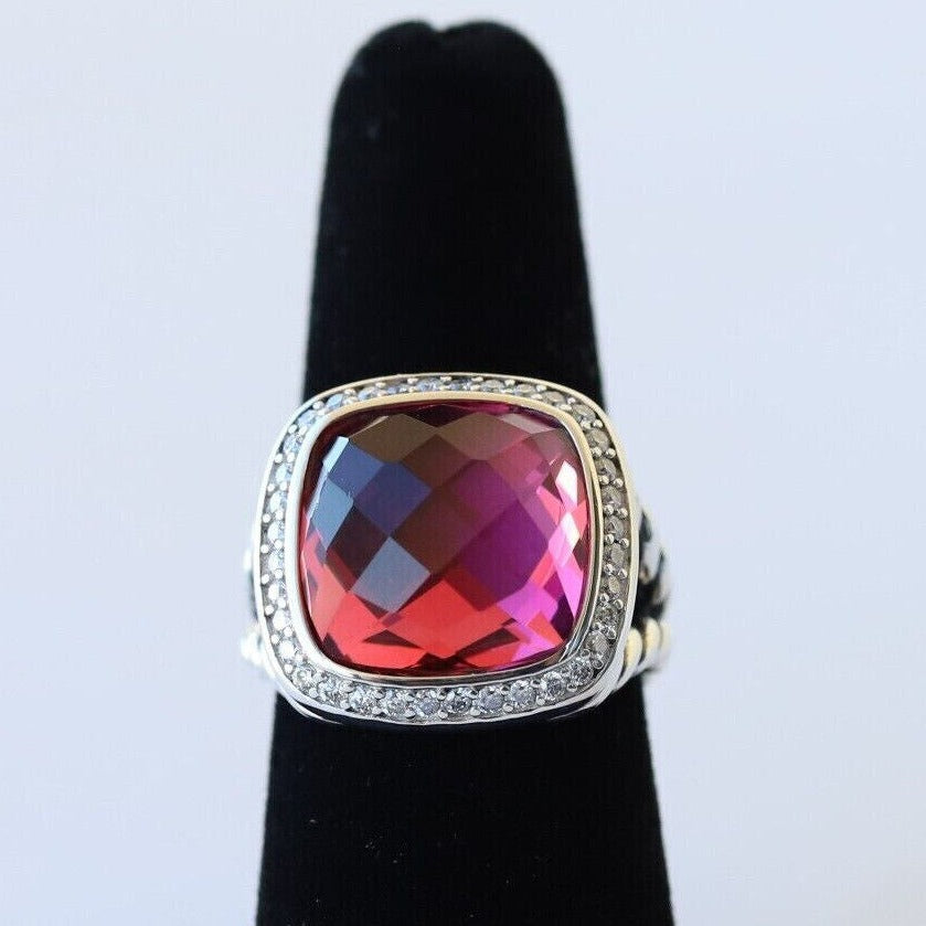 Preowned David Yurman Pink Tourmaline Ring