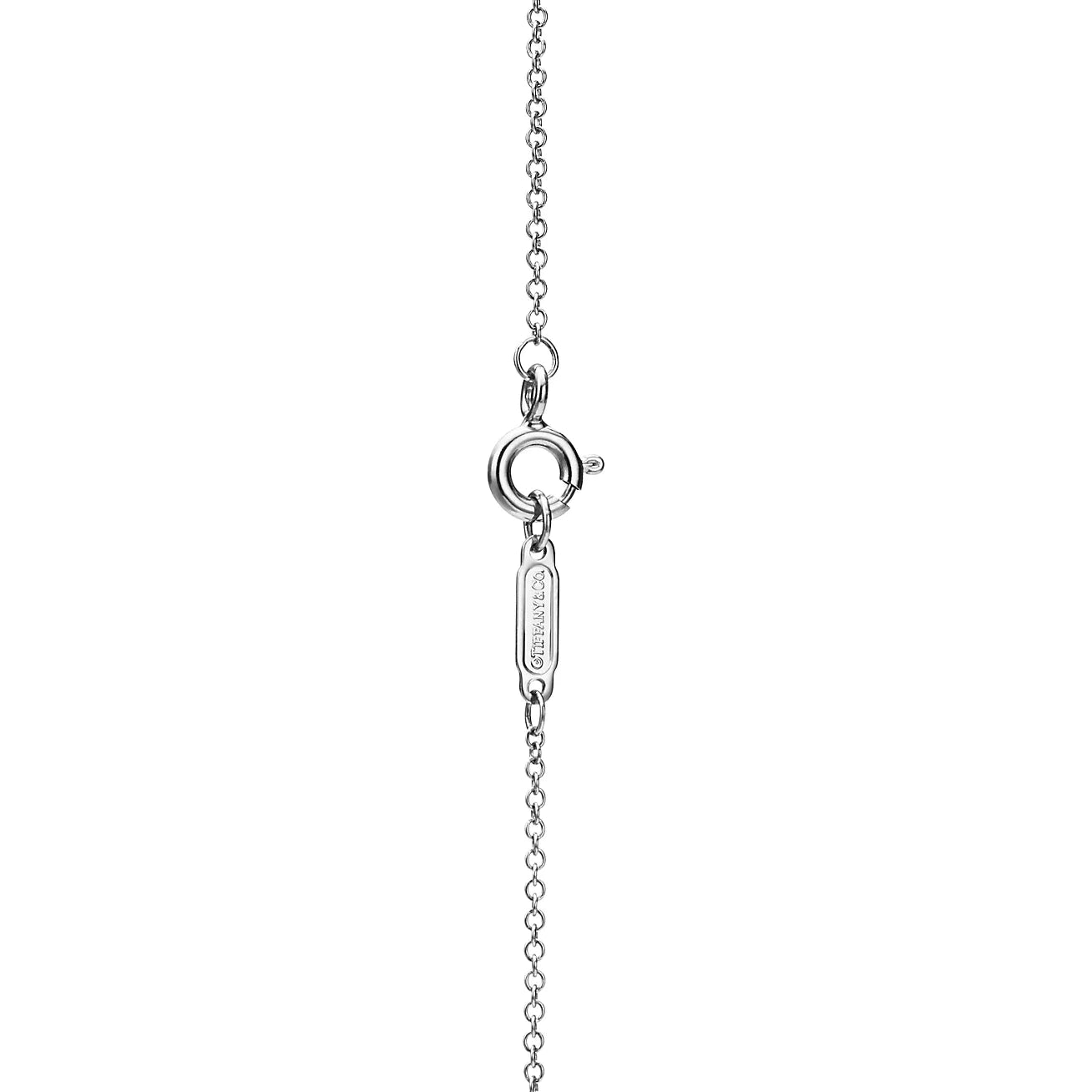 Preowned Tiffany & Co. Single Diamond Pendant Necklace